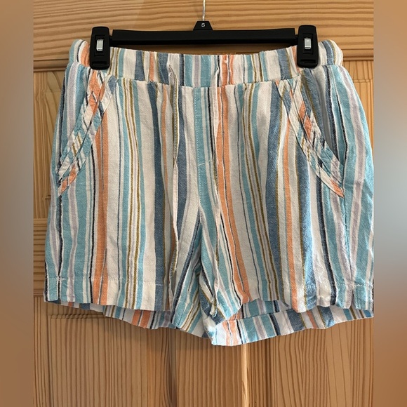 Briggs Stripped Blue and Orange Shorts Size Small - Picture 1 of 7